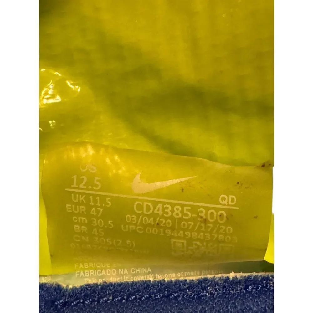 Nike Men Size 12.5 Zoom X Running Shoe